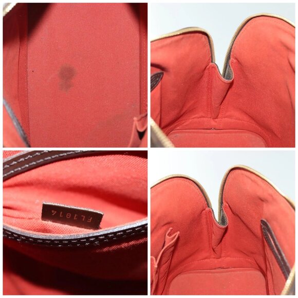 LOUIS VUITTON Damier Ebene Alma Hand Bag N51131 LV Auth 140459 - Picture 15 of 16